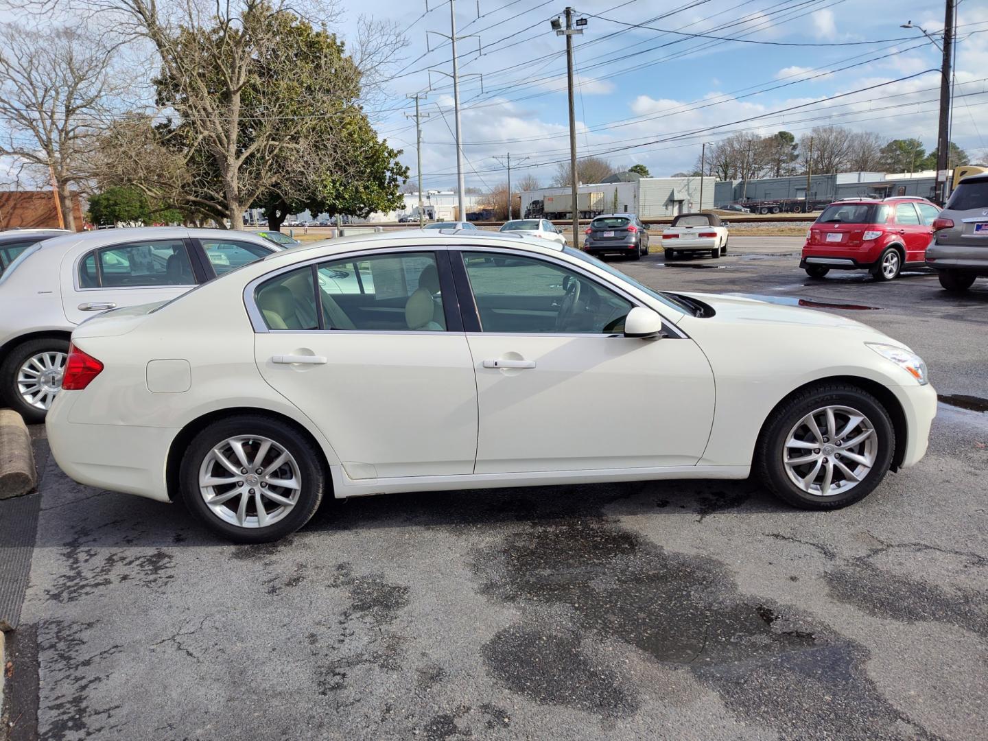 2007 WHITE Infiniti G35X (JNKBV61F57M) , Automatic transmission, located at 5700 Curlew Drive, Norfolk, VA, 23502, (757) 455-6330, 36.841885, -76.209412 - Photo#15